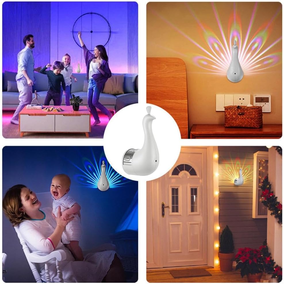 Peacock Wall Projection Lamp