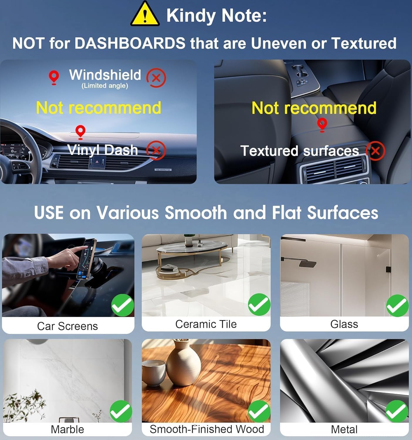Vacuum Mobile Holder – Strong Grip, 360° Adjustable & Multi-Surface Use