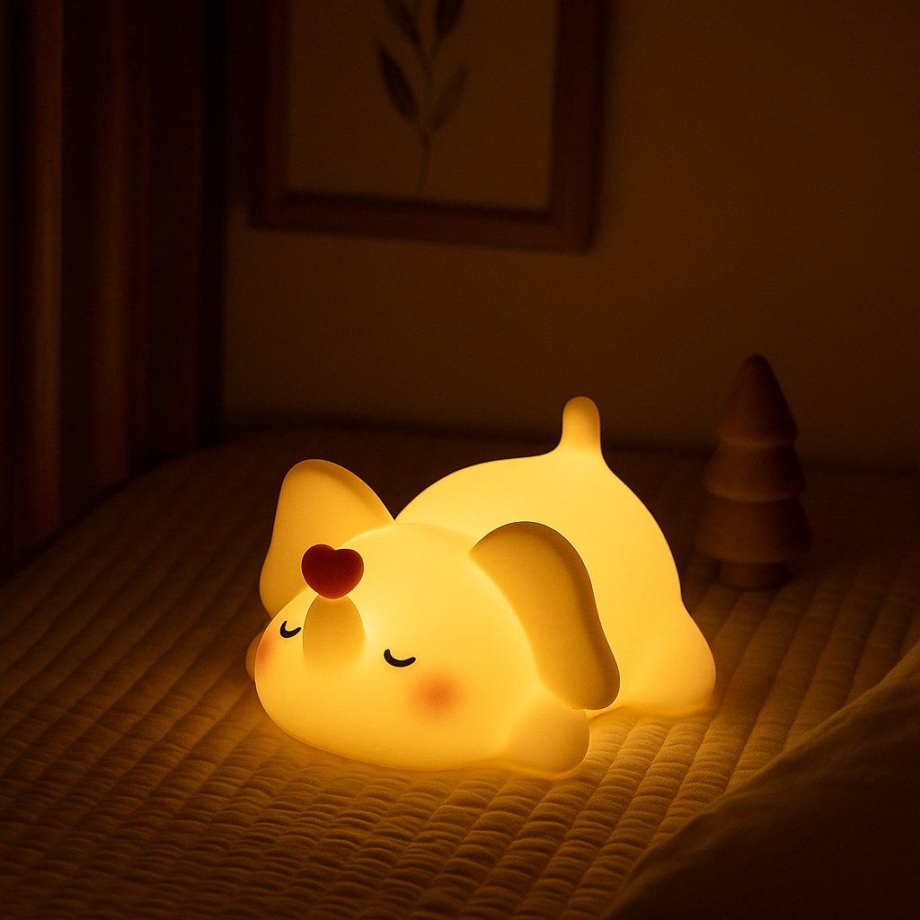 Cozy Elephant Night Light – 3-Level Dimming | Pat Control |  8–12 Hrs Battery Life