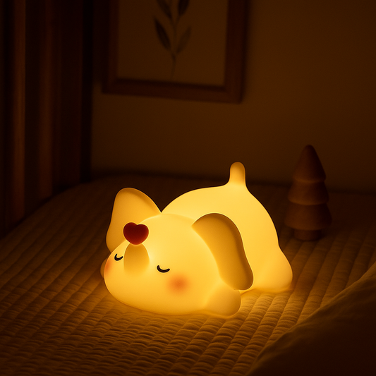 Cozy Elephant Night Light – 3-Level Dimming | Pat Control |  8–12 Hrs Battery Life