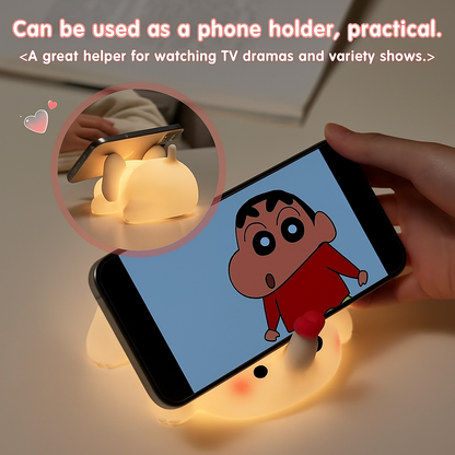 Cozy Elephant Night Light – 3-Level Dimming | Pat Control |  8–12 Hrs Battery Life