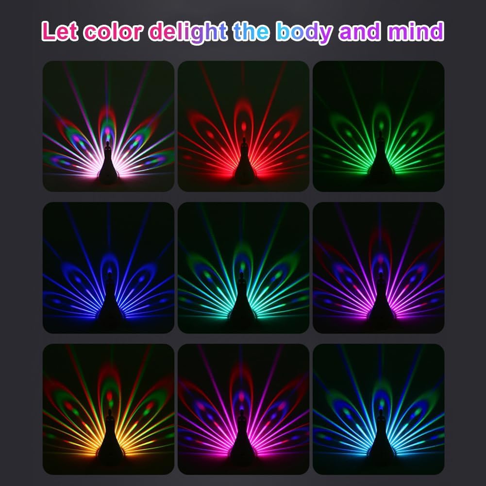 Peacock Wall Projection Lamp