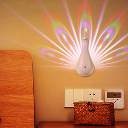 Peacock Wall Projection Lamp