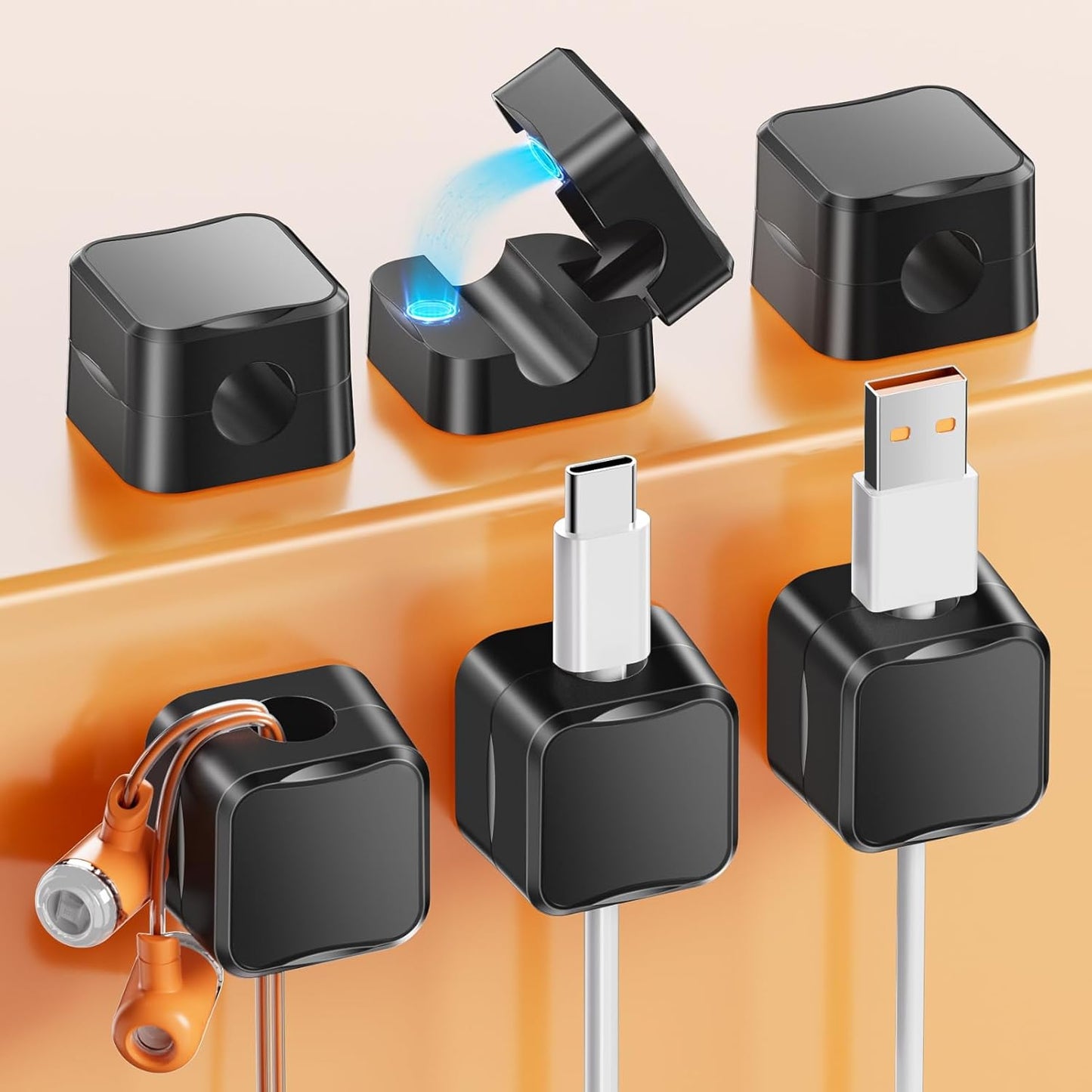 Magnetic Cable Organizer Clip