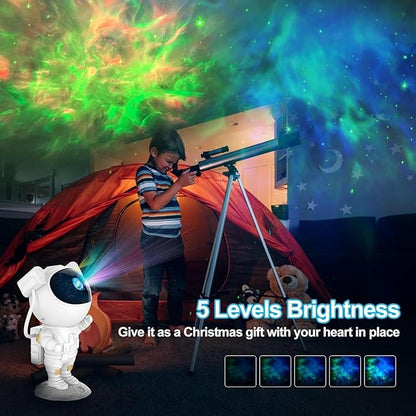 Astronaut Galaxy Projector - LED Starry Night Light with Remote for Bedroom, Living Room & Parties