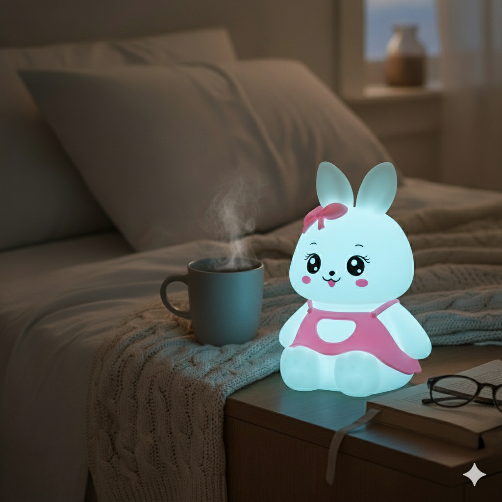Cute bunny lamp
