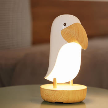 Minimalist Bird Night Light – LED Touch Table Lamp for Bedroom, Kids Room, and Home Decor
