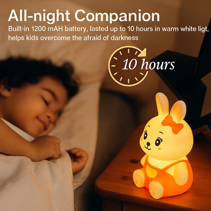 Cute Bunny Night Light – Soft Glow