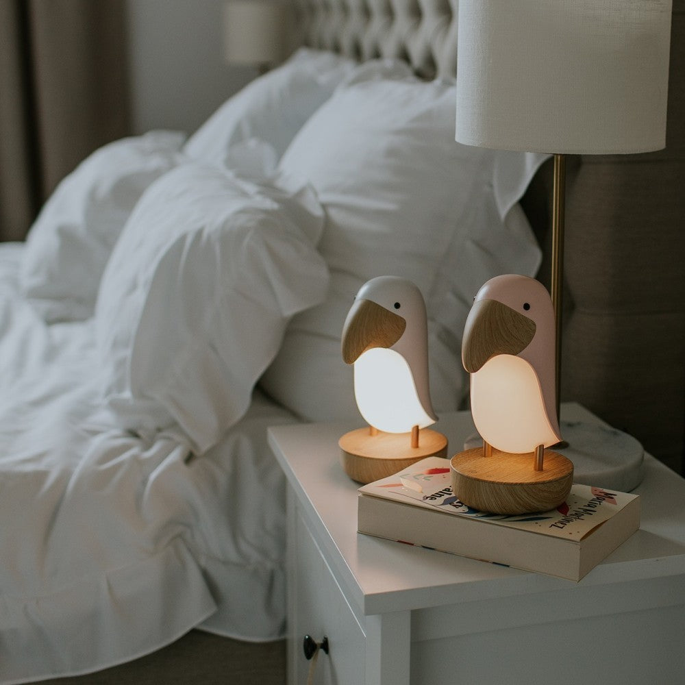 Minimalist Bird Night Light – LED Touch Table Lamp for Bedroom, Kids Room, and Home Decor